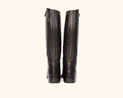 equestrian leather boots, premium riding shoes